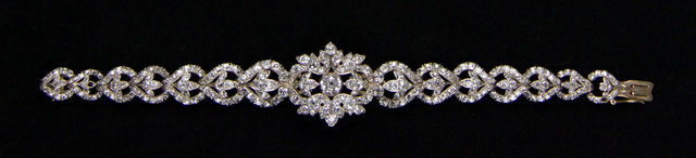 A diamond bracelet/brooch the