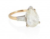 A DIAMOND RINGA diamond ring,