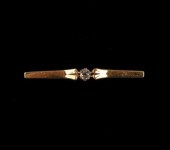 A diamond tie pin, the old cut