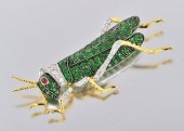 A Diamond, Tsavorite and Ruby