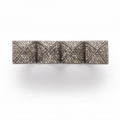 A DIAMOND TWO-FINGER RING A di