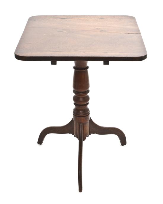 A Diminutive Tilt-Top Walnut