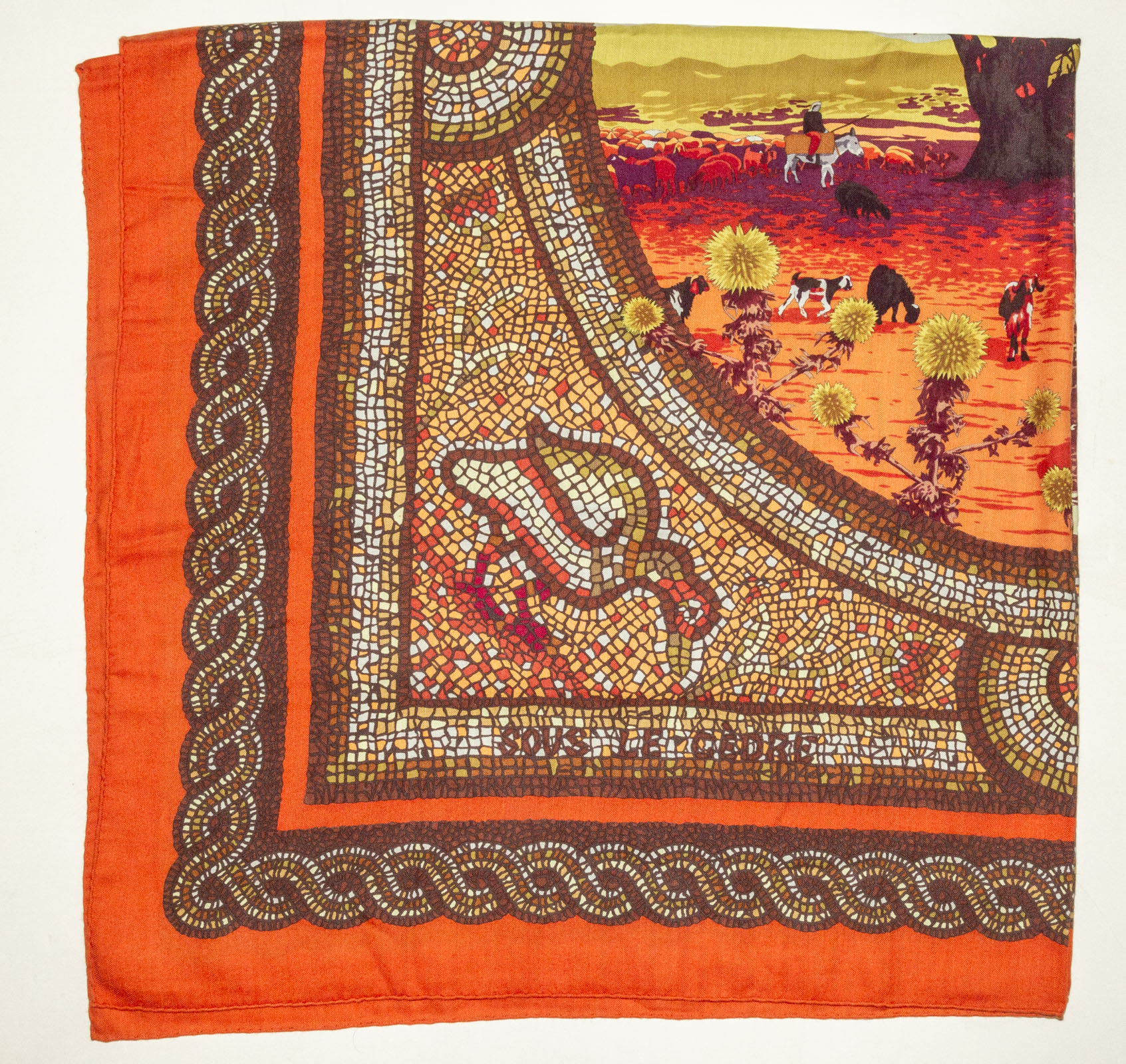 A DIMITRI R. SCARF An orange and
