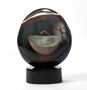 A DINO ROSIN MURANO GLASS SCUL