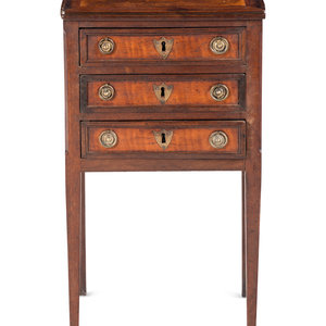 A Directoire Burlwood and Walnut