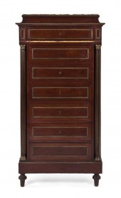 A Directoire Mahogany and Bras