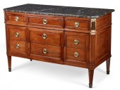 A DIRECTOIRE MAHOGANY COMMODE,