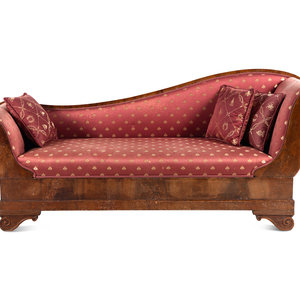 A Directoire Mahogany Méridienne