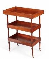 A DIRECTOIRE MAHOGANY THREE TI