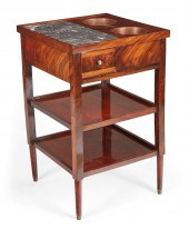 A DIRECTOIRE MAHOGANY THREE TI