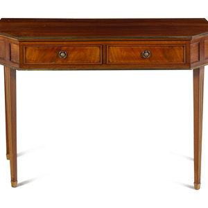 A Directoire Style Brass Mounted