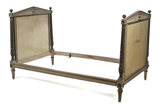 A Directoire Style Painted Bed