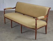 A DIRECTOIRE WALNUT CANAPE, CI