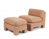 A DISKIN ART "PARSON" CHAIR AN
