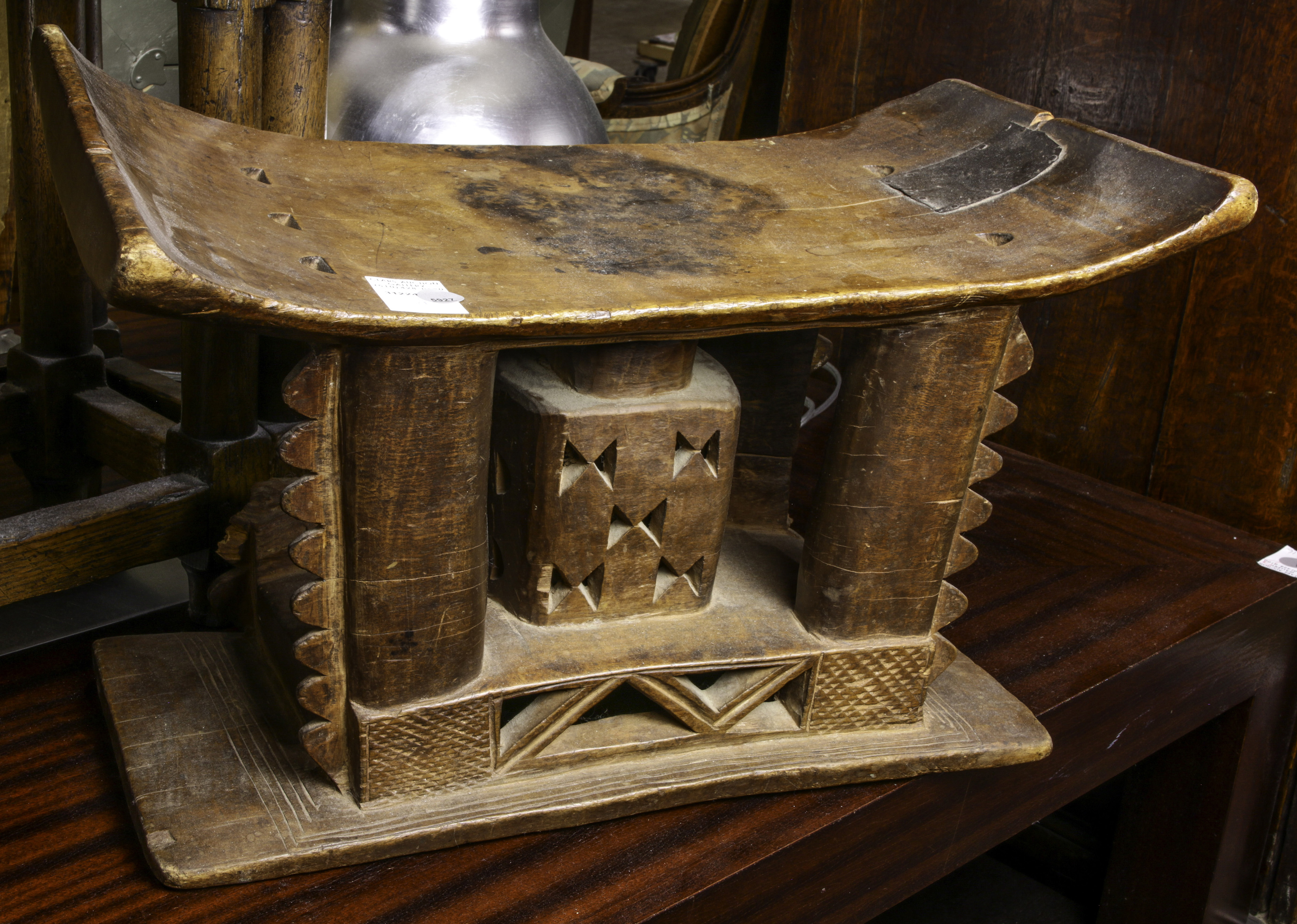 A DOGON FOOTSTOOL A Dogon