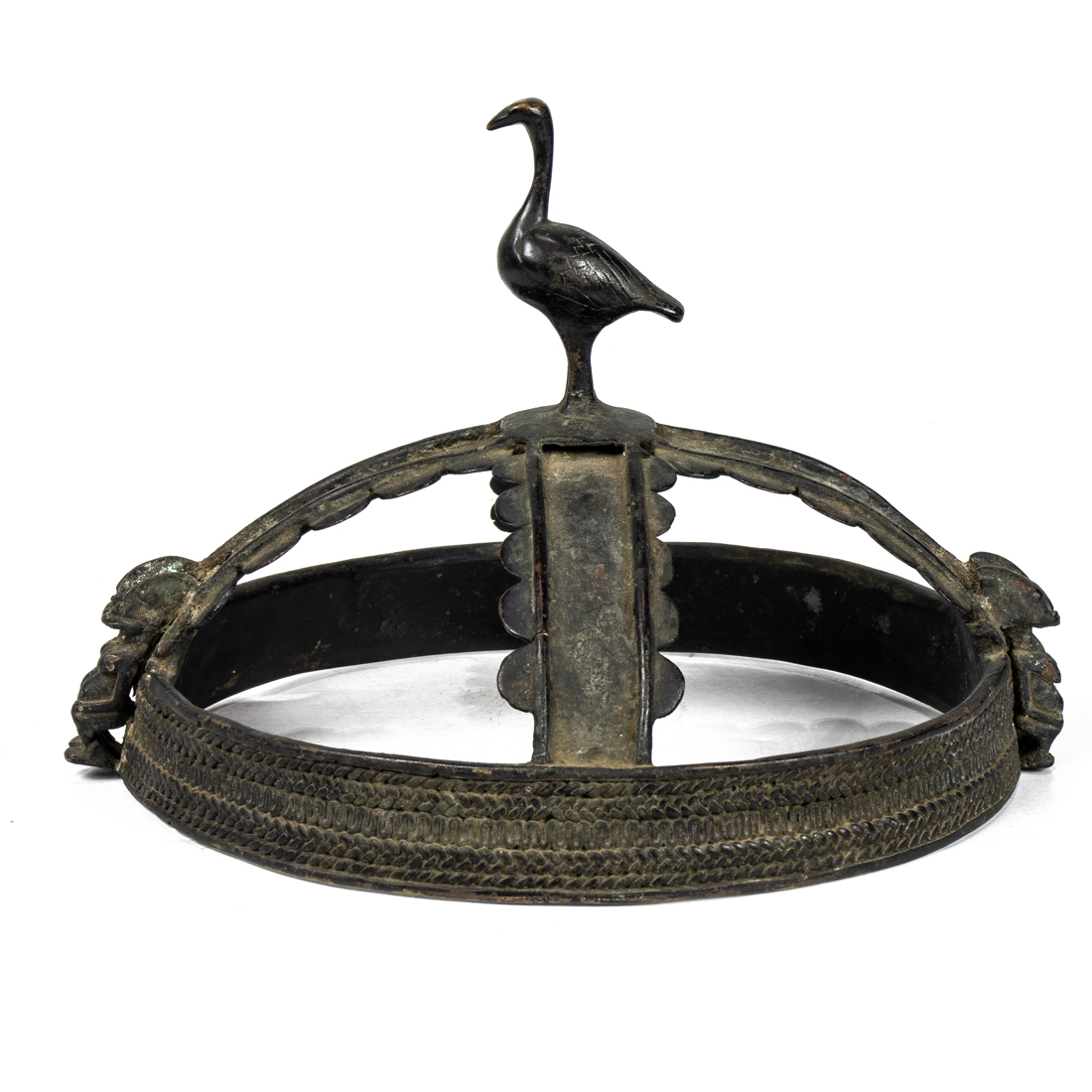A DOGON, MALI SYMBOLIC CROWN OF