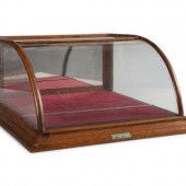 A Domed Oak Frame Display Case
