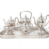 A Dominick & Haff Silver Five-