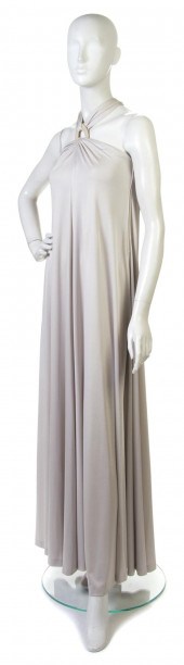 A Donald Brooks Taupe Jersey E