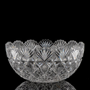 A Dorflinger Brilliant-Cut Glass