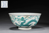 A DOUCAI 'CLOUD DRAGON' LARGE