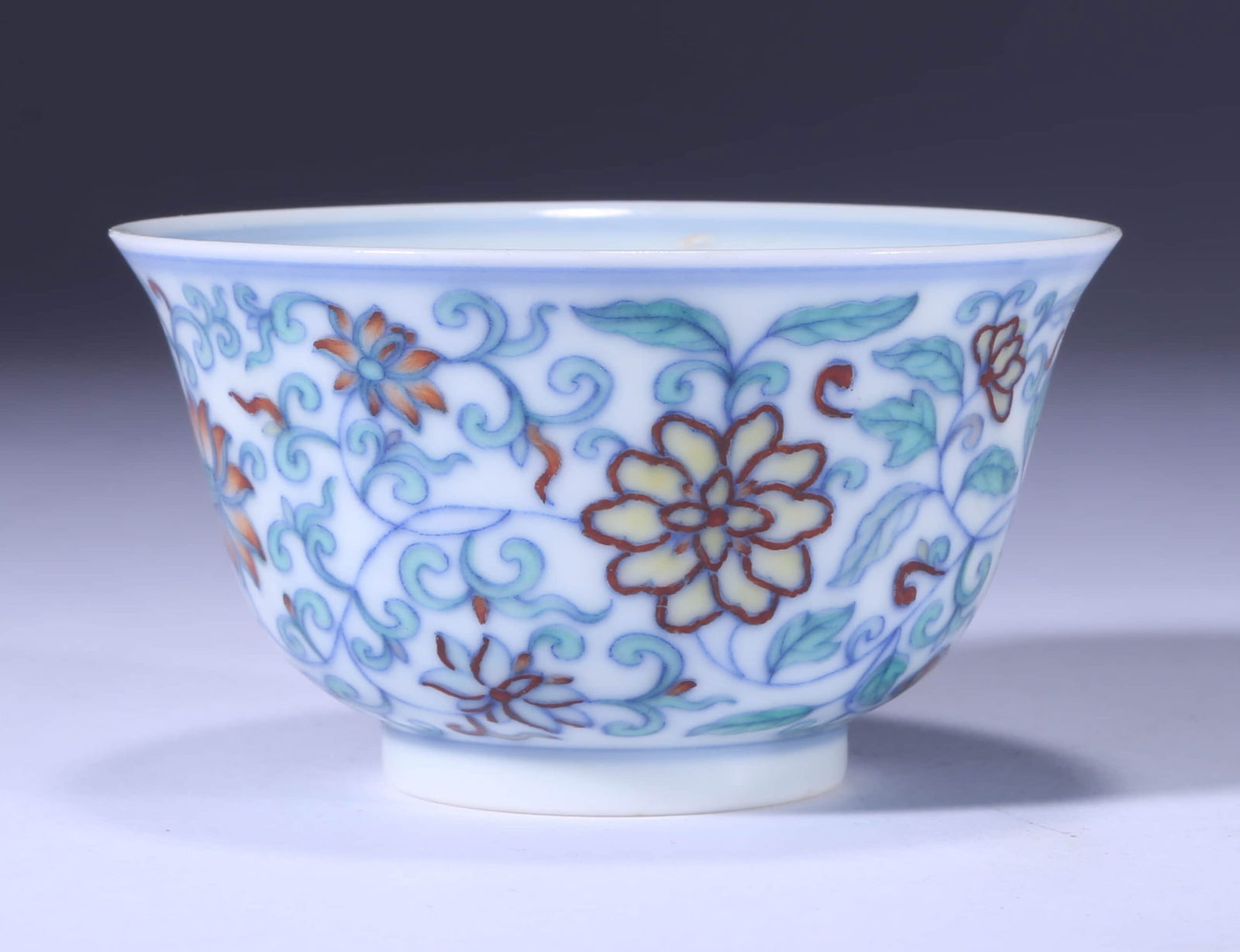 A DOUCAI 'EIGHT TREASURES' BOWLA