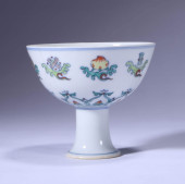 A DOUCAI 'EIGHT TREASURES' STE