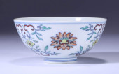 A DOUCAI 'FLORAL' BOWL<br>A DO