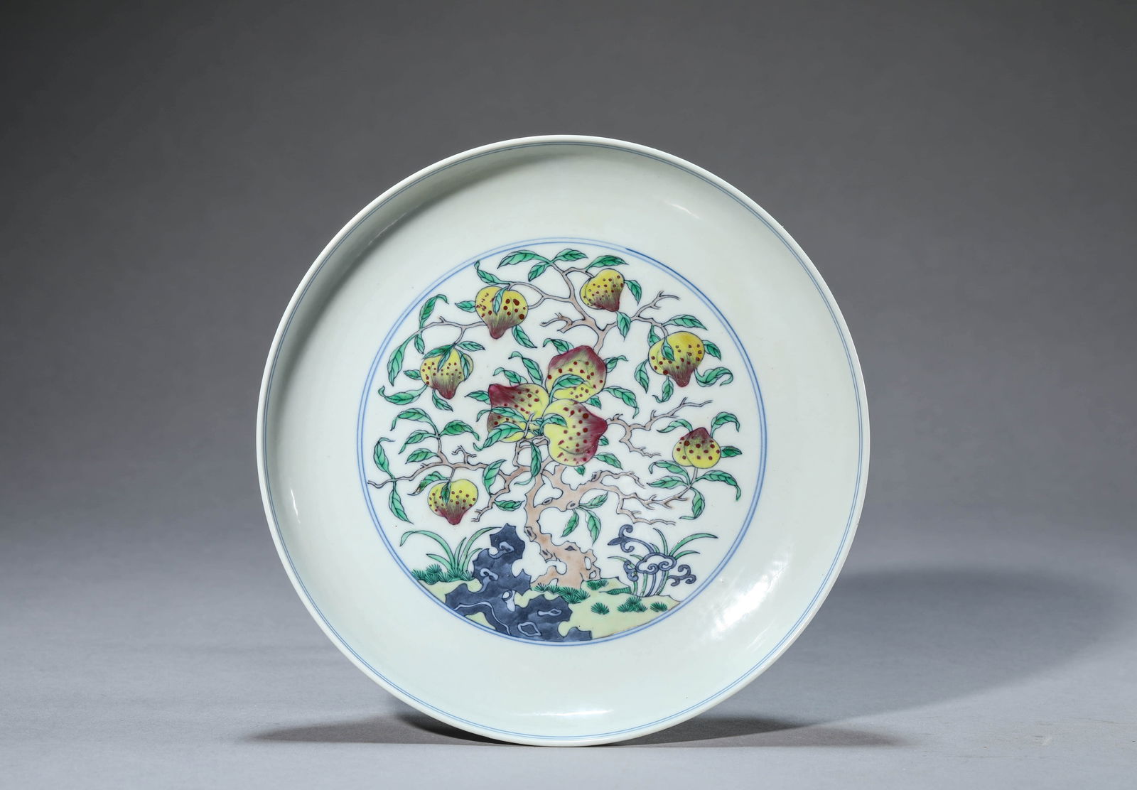 A DOUCAI 'GOOD FORTUNE AND SHOU'