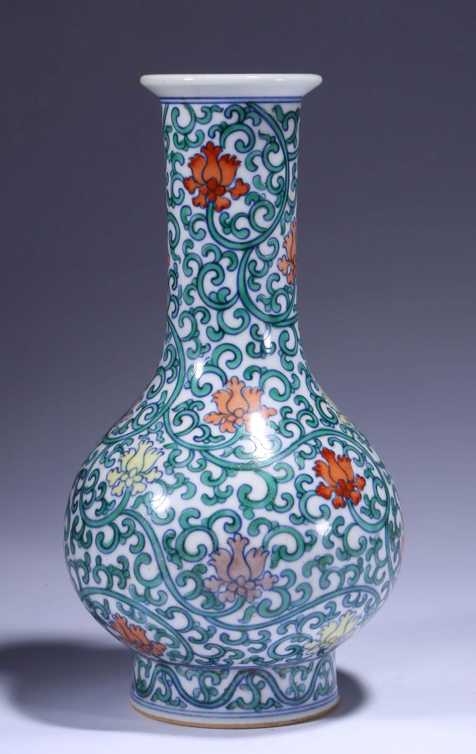 A DOUCAI 'INTERLOCKING FLORAL'