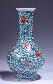 A DOUCAI 'INTERLOCKING FLORAL'