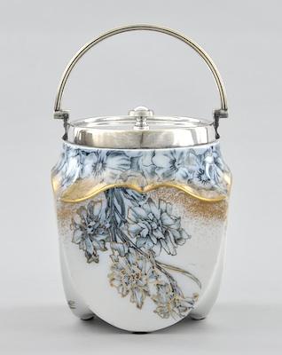 A Doulton Burslem Biscuit Barrel