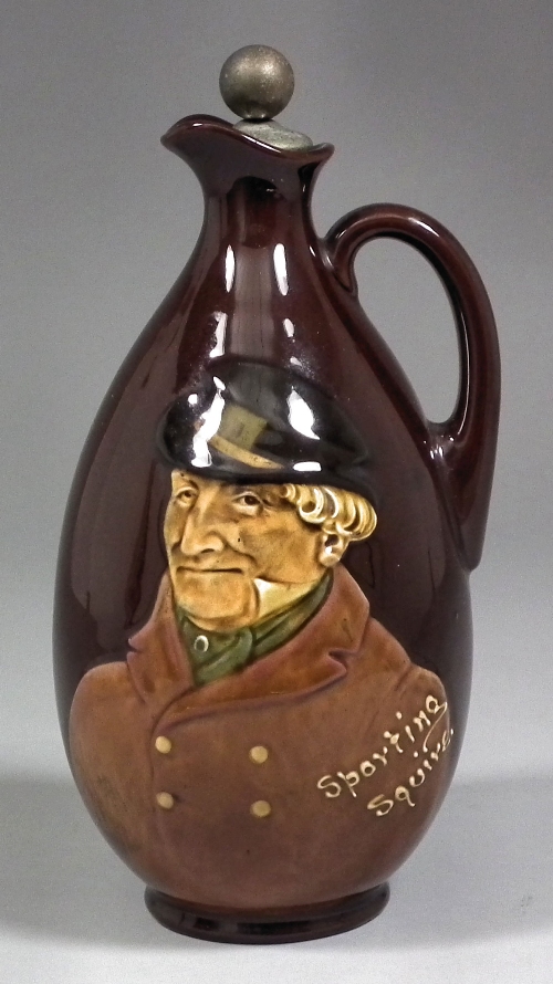 A Doulton Kingsware advertising jug