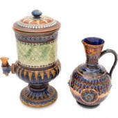 A Doulton Lambeth Stoneware Ew