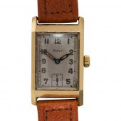 A DOXA 14K GOLD WATCH A Doxa 1
