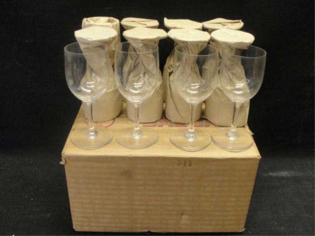 A Dozen Baccarat Sherry Glasses.