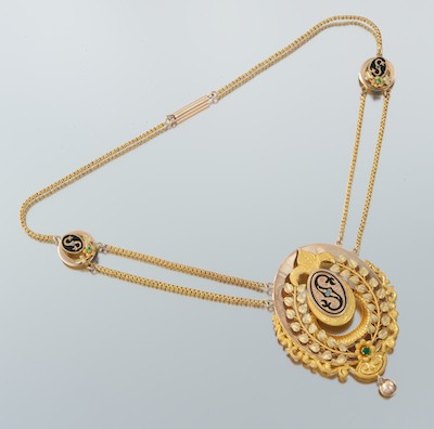 A Dramatic Italian 15k Gold and