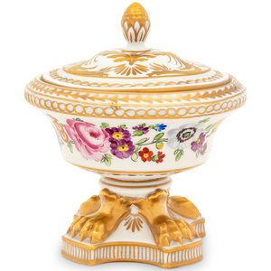 A Dresden Porcelain Covered Dish