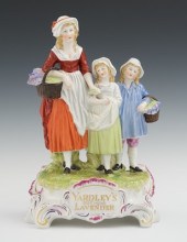 A Dresden Porcelain Figural Gr