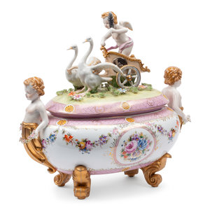 A Dresden Porcelain Figural