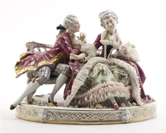 * A Dresden Porcelain Lace