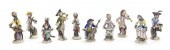 A Dresden Porcelain Ten-Piece