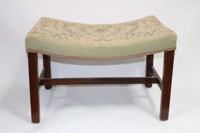 A dressing table stool with