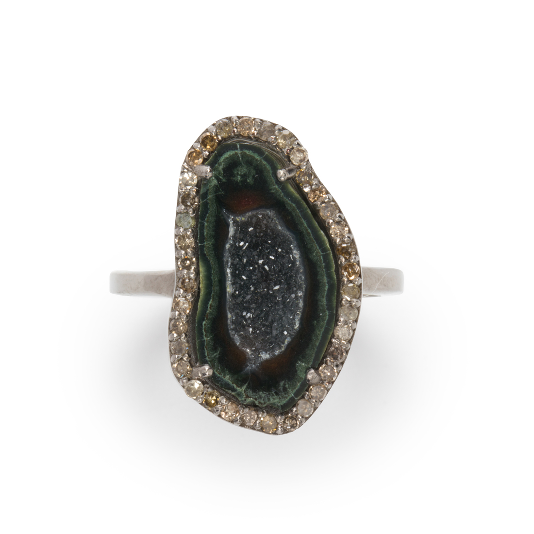 A DRUZY RING A druzy ring