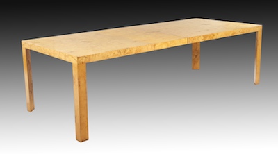 A Dunbar Burled Olive Wood Veneered