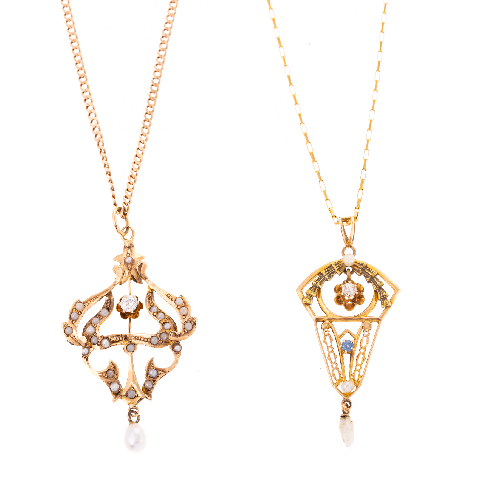 A DUO OF ART NOUVEAU / ART DECO