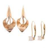 A DUO OF DIAMOND & CALLA LILY