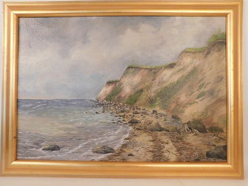 A. DUPONT DUNES PAINTINGOld oil