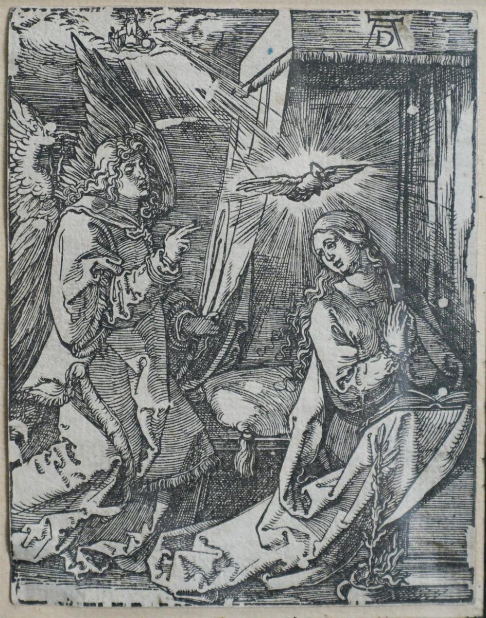 A. DURER, THE ANNUNICATION,