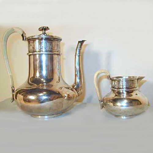 A Dutch .833 Silver Coffee Pot